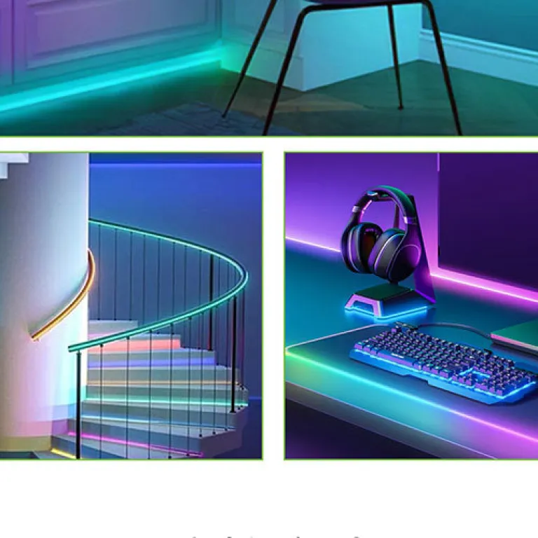 نوار LED چهارکاره RGBW 24v کم‌ولتاژ 120 مهره در متر، مناسب دکوراسیون بار و KTV، نوار 3535