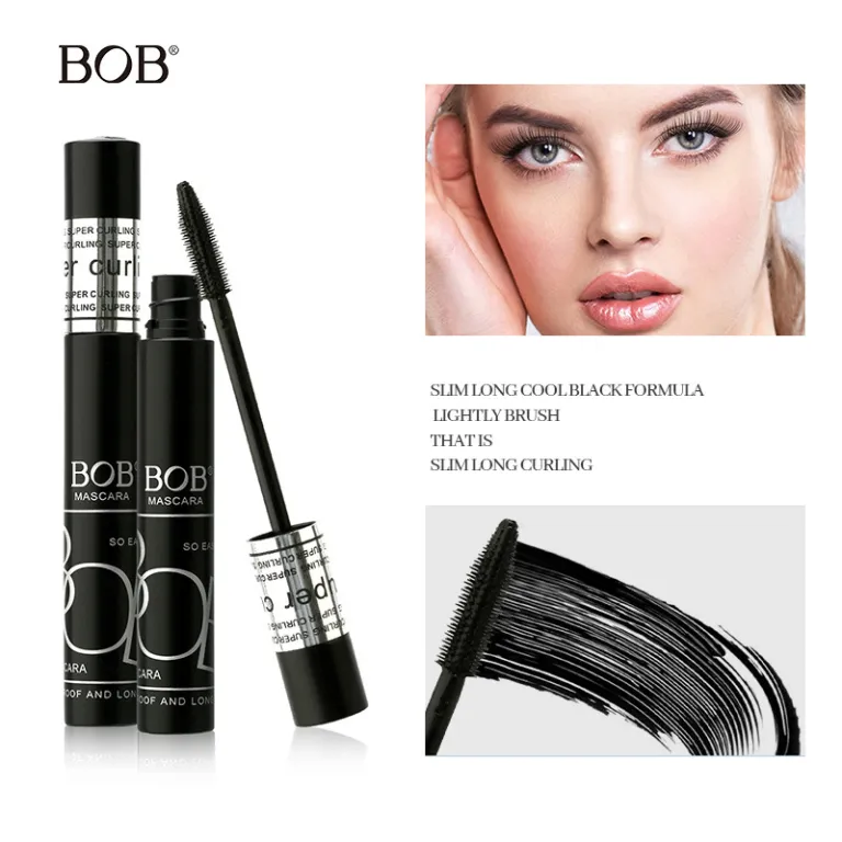 ریمل بلندکننده bob ضدآب بدون پخش شدن پرپشت و فرکننده ماندگار طبیعی روزانه پایه ریمل