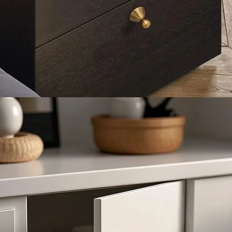 دستگیره کابینت و کشو آلیاژ روی سبک فرانسوی مدرن ساده