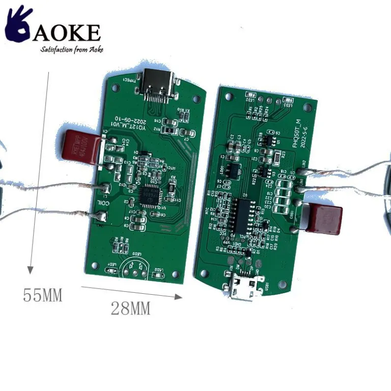 ماژول شارژ بی‌سیم جدید 15W با پروتکل Qi، فاصله 12MM برد الکترونیکی PCBA شارژر