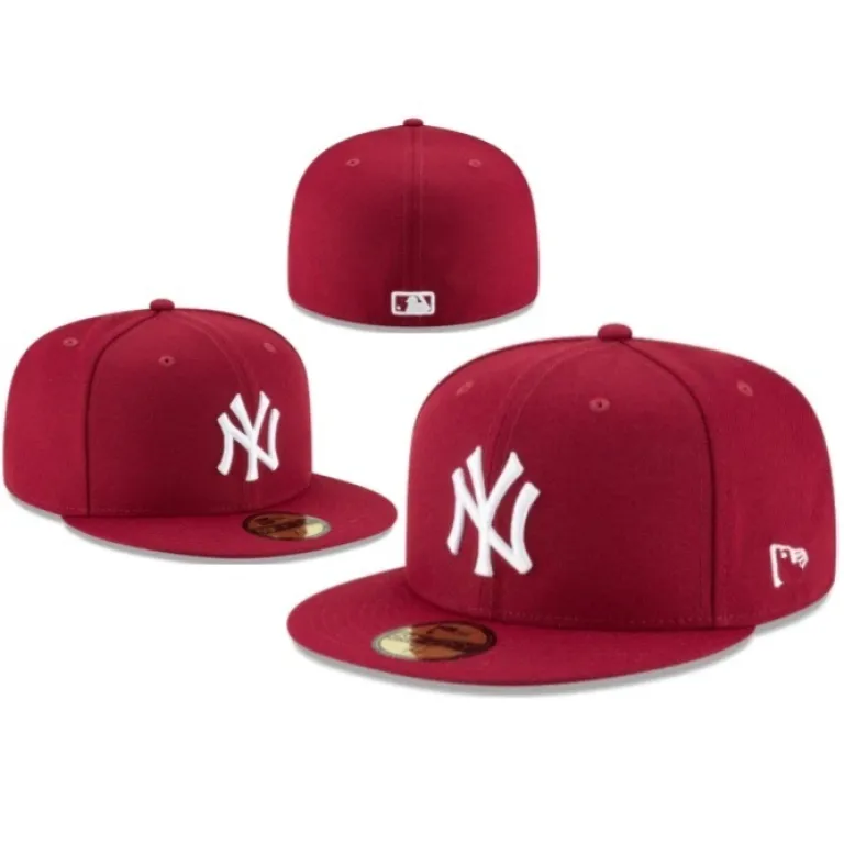 کلاه بیسبال MLB تیم نیویورک یانکیز و لس آنجلس داجرز، پرفروش بین‌المللی، کاملاً بسته، ورزشی در فضای باز، سایز استاندارد، لبه صاف