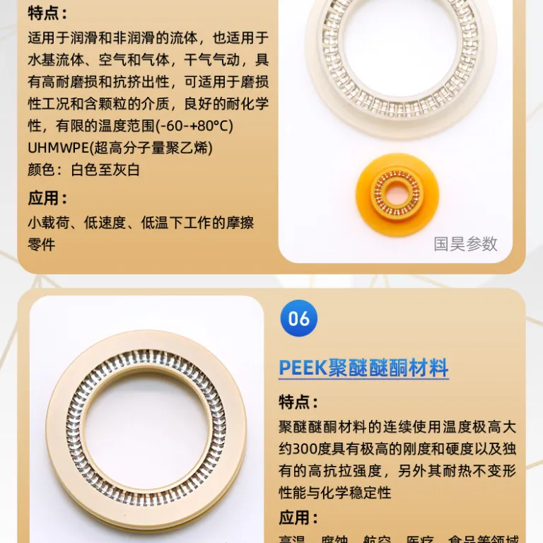 سيل مكانيكي PTFE مقاوم به دماي بالا و فشار بالا براي شفت دوار با تاييد استاندارد ملي
