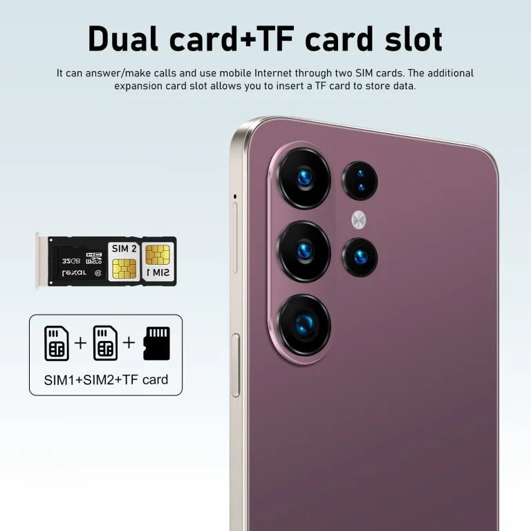 گوشی موبایل S26 Ultra اندروید 16+1T4G اندروید 15 گوشی هوشمند 7.3 اینچ