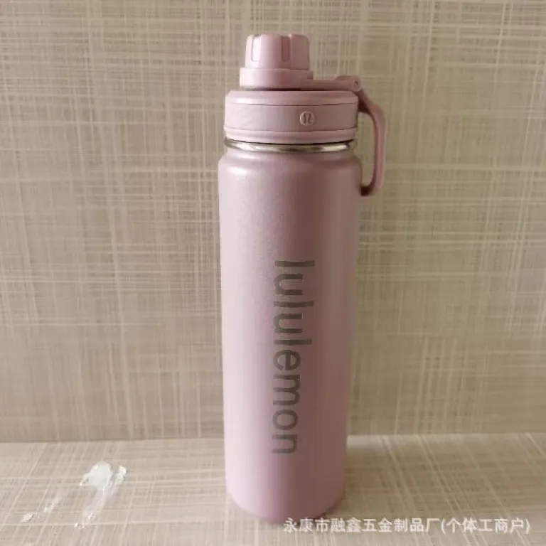 بطری آب ورزشی BacktoLife مشابه lululemon 710ml قمقمه سفری و یوگا
