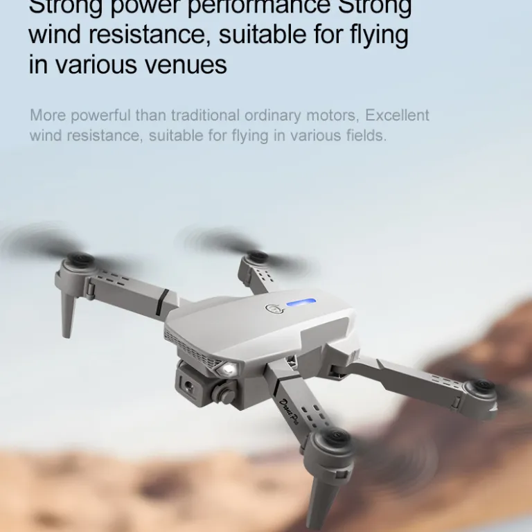 پهپاد چهار ملخه اسباب‌بازی کودکان با صفحه‌نمایش اختصاصی و دوربین هوایی، مدل جدید drone برون‌مرزی e88