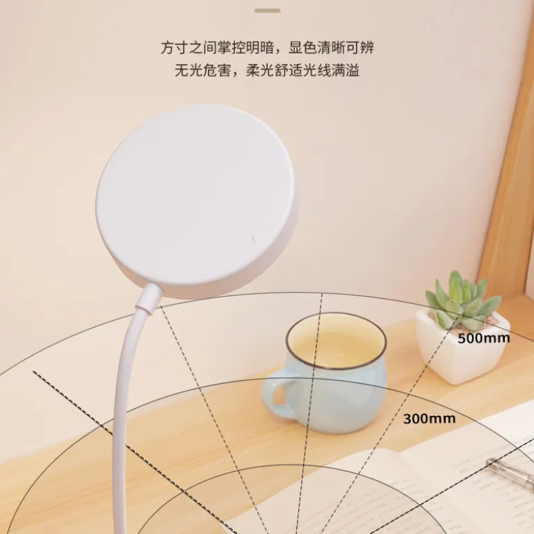 چراغ مطالعه LED گیره‌دار محافظ چشم مخصوص دانش‌آموزان با شارژ USB، چراغ کنار تخت، چراغ خواب اتاق خوابگاه