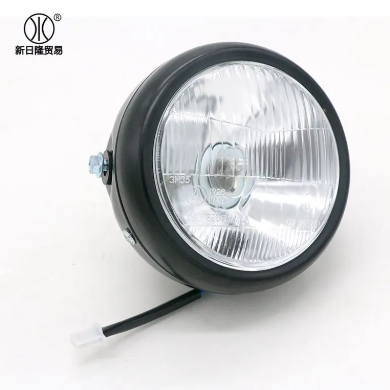 CG125 چراغ جلوی رترو GN125 با بدنه مشکی گرد، عرضه عمده لوازم موتورسیکلت