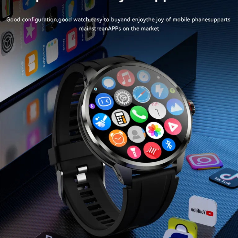 ساعت هوشمند بین‌المللی H99 با صفحه گرد و سیمکارت 1.95 اینچ صفحه AMOLED 5G تماس تصویری smart watch