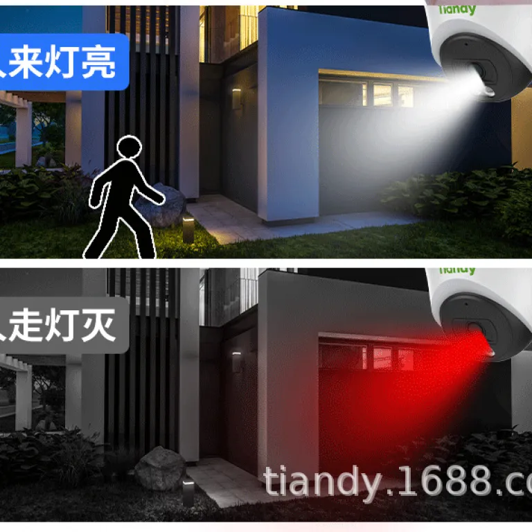 دوربین مداربسته Tiandy 400 مگاپیکسل POE دوگانهسوز تمامرنگی با ضبط صدا