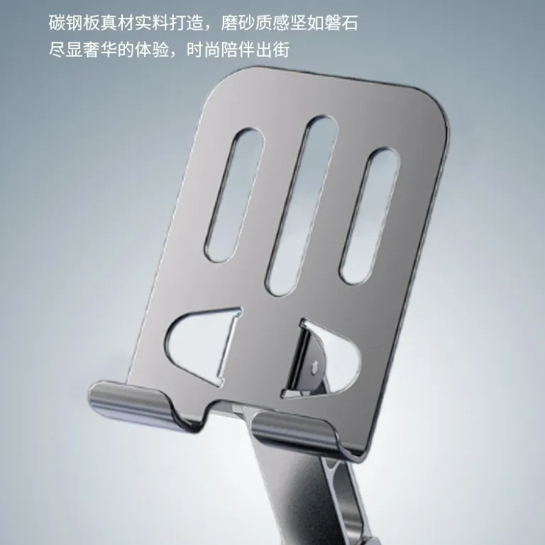 پایه نگهدارنده فلزی گوشی موبایل مخصوص پخش زنده مدل دویین 360 با قابلیت چرخش درجه‌ای، تاشو و مناسب برای گوشی و تبلت رومیزی