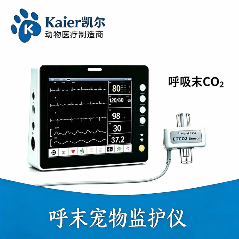 مانیتور علائم حیاتی حیوانات خانگی کایر، مانیتور ECG دامپزشکی قابل حمل