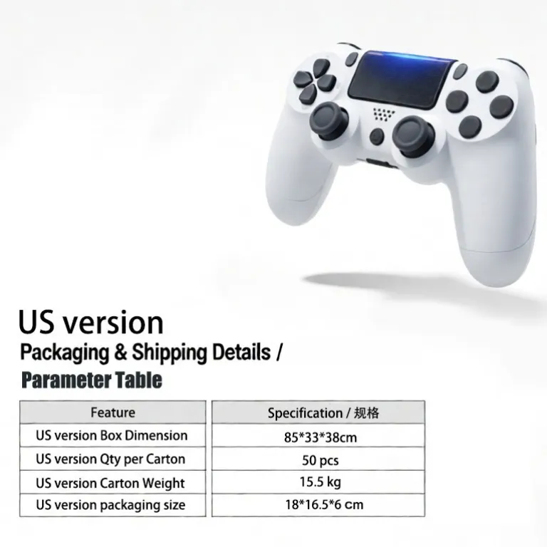 p4 دسته بازی با لرزش دوگانه، بی‌سیم بلوتوثی P4 نسخه اروپا P4steam کنترلر بازی با لرزش دوگانه