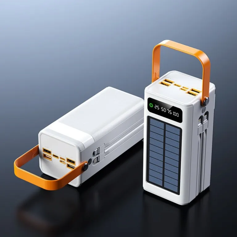 عمده 120W شارژ سریع 200000 میلی‌آمپر پاوربانک ظرفیت بالا با کابل داخلی برای پخش زنده