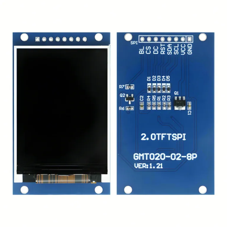 صفحه‌نمایش TFT LCD کالسکه طلایی 2.0 اینچ، صفحه‌نمایش کوچک ST7789، مانیتور 240x320، ماژول SPI رنگی